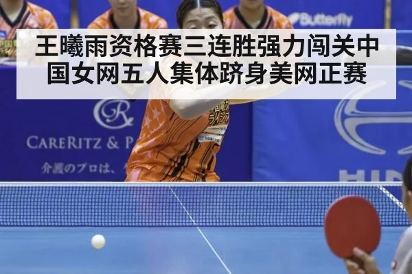 王曦雨资格赛三连胜强力闯关中国女网五人集体跻身美网正赛